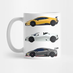 Minimalist Lamborghini Huracán variant Mug